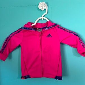 Adidas Vibrant Full Zip Ruffle Jacket 12M